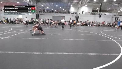 132 lbs Round 2 (6 Team) - Mason Whitney, Mat Assassins Black vs Adam Skinner, Scanlan