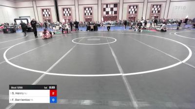 285 lbs Quarterfinal - Samuel Henry, Nj vs Frank Barrientos, Pa