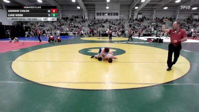 132 lbs Consi Of 32 #1 - Andrew Childs, OH vs Luke Webb, TX