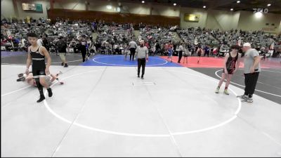 130 lbs Quarterfinal - Braiden Hall, Roseburg May Club vs Isaid Solis, Nevada Elite WC