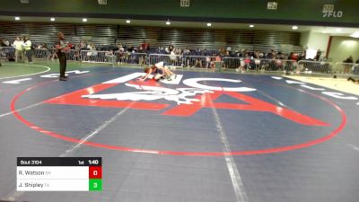 113 lbs Consi Of 64 #1 - Rayce Watson, OH vs Jackson Shipley, TX