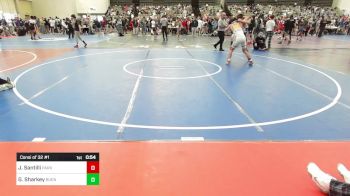 134-H lbs Consi Of 32 #1 - Jared Santilli, Parkland vs Gionni Sharkey, Buena Braves