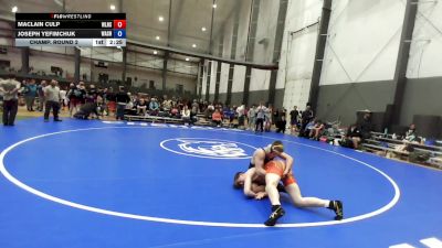 Junior FS - 165 lbs Champ. Round 2 - Maclain Culp, West Linn High School Wrestling vs Joseph Yefimchuk, Washington
