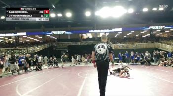 126 lbs Champ. Round 1 - Dale Wetherill, Central Bucks West Hs vs Uy`kwon Wimberly, Zephyrhills Christian