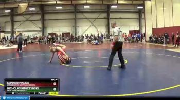 133 lbs Cons. Round 2 - Nicholas Kruczynski, New York University vs Conner Mackie, Bridgewater State University