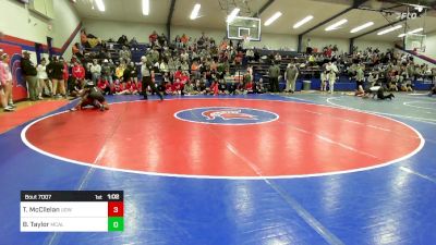 117 lbs Round Of 16 - Tristan McCllelan, Union Girls JH vs Brinlee Taylor, McAlester Youth Wrestling