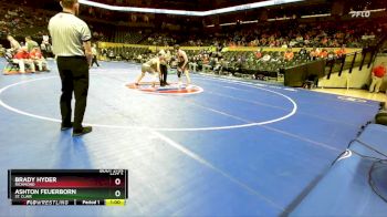 138 Class 2 lbs Cons. Round 1 - Brady Hyder, Richmond vs Ashton Feuerborn, St. Clair