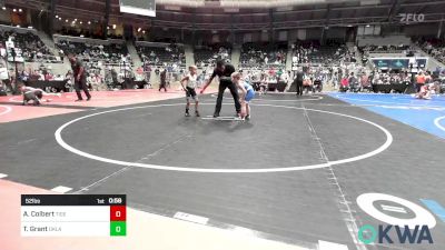 52 lbs Round Of 16 - Axel Colbert, Tiger Trained Wrestling vs Turner Grant, Oklahoma Phantom Wrestling Club (OPWC)