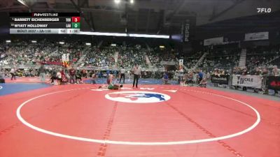 3A-138 lbs Champ. Round 1 - Barrett Eichenberger, Torrington vs Wyatt Holloway, Lander Valley