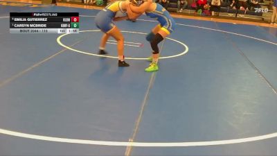 115 lbs Round 2 - Carsyn McBride, Kearney vs Emilia Gutierrez, Klein