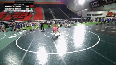 135 lbs Champ. Rd Of 16 - Adrianna Alejandro, Hawaii vs Elizabeth Sherman, Montana