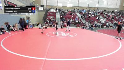 48-51 lbs Round 1 - Gunnar Bell, Homedale Wrestling Club vs Ryker Salcedo, Bonners Ferry Wrestling Club