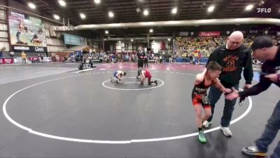 80 lbs Champ. Round 2 - Brycen Wichers, Berge Elite Wrestling Academy vs Hunter Cole, Redfield Youth Wrestling
