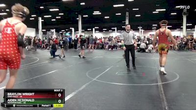 210 lbs Round 1 (4 Team) - Braylon Wright, Ohio Gold vs Aiden McDonald, Headhunters