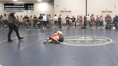144 lbs Round Of 64 - Quinton Gerstenacker, SC vs Samson Mckissick Staley, NY