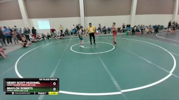 108 lbs 1st Place Match - Braylon Roberts, Amped Wrestling Club vs Henry Scott McDoniel, Honey Badger Wrestling Club