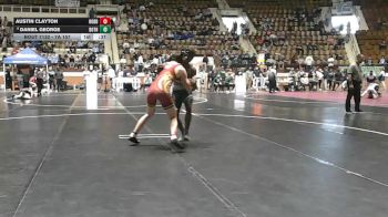 7A 157 lbs Cons. Round 1 - Austin Clayton, Robertsdale vs Daniel George, Dothan HS