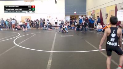 63 lbs Cons. Sub-semis - Byron Morris, St. Maries Wrestling Club vs Donovan Sanchez, Shootbox Rigby