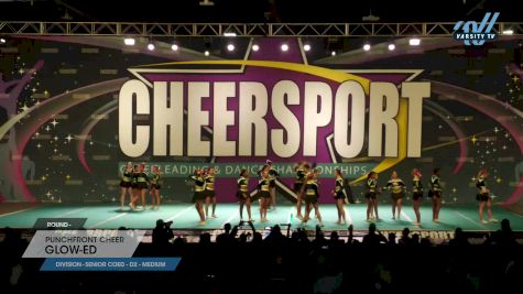 PunchFront Cheer - Glow-Ed [2023 L4.2 Senior Coed - D2 - Medium] 2023 CHEERSPORT National All Star Cheerleading Championship