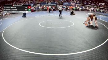 D 1 157 lbs Cons. Round 2 - Chace Meggs, East Ascension vs Ethan Sanders, Walker