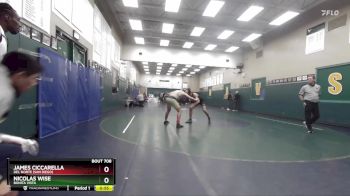 157 lbs Cons. Round 3 - James Ciccarella, Del Norte (San Diego) vs Nicolas Wise, Bonita Vista