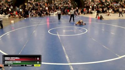 61 lbs Cons. Round 1 - Greg Mitchell, Thayer Central vs Broden Dobesh, East Butler