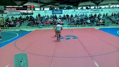 192 lbs Quarterfinal - Devin Smith, Mesa vs Andrew Rubio-Lara, Salpointe Catholic High School