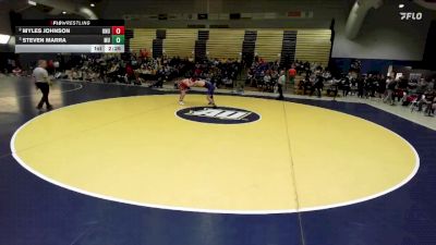 285 lbs Semifinal - Steven Marra, Mount Union vs Myles Johnson, Ohio Northern