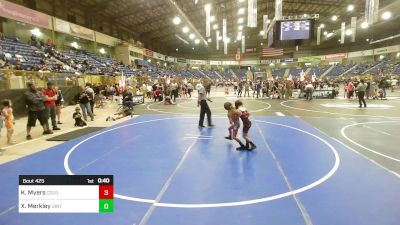 53 lbs Consolation - Kruizemen Myers, Colorado Outlaws vs Xander Merkley, Uintah Wrestling