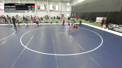 16U BOYS HARD LUCK - 130.4-130.8 Champ. Round 2 - Levi Burkett, Ground Up USA vs Jacob Lopez, Beat The Streets - Los Angeles