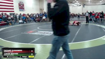 160 lbs Champ. Round 1 - Carter Beranek, Red Rock Central vs Zachary Guggisberg, Redwood Valley