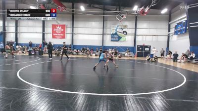 75 lbs Boone Dilley, Wisconsin vs Orlando Cruz, California Gold
