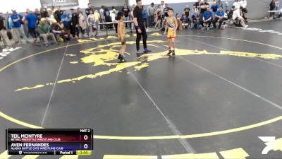 78 lbs Final - Teil McIntyre, Bethel Freestyle Wrestling Club vs Aven Fernandes, Alaska Battle Cats Wrestling Club