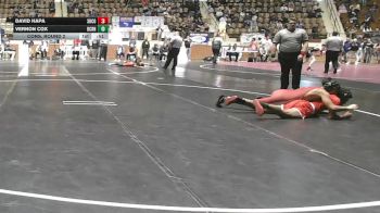 5A 157 lbs Cons. Round 2 - David Hapa, Shelby County vs Vernon Cox, B.C. Rain High School