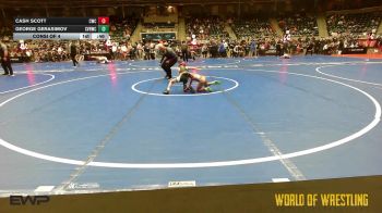 46 lbs Consi Of 4 - Cash Scott, Cowboy Wrestling Club vs George Gerasimov, Steel Valley Renegades