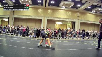 114 lbs Quarterfinal - Jacob Cosic, Peterson Grapplers vs Jase Branch, Atc