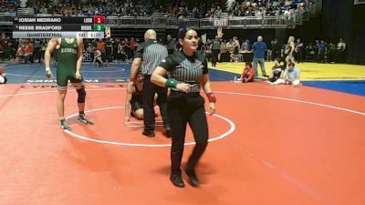 5A 190 lbs Quarterfinal - Reese Bradford, North Richland Hills Birdville vs Josiah Medrano, Lubbock