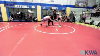 85 lbs Semifinal - Keller Nestlerode, Bristow Wrestling vs Collin Russow, Beggs Youth Wrestling Program