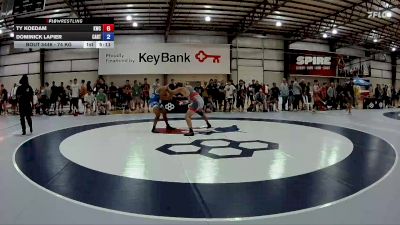 74 kg Champ. Round 3 - Ty Koedam, Kohawk Wrestling Club vs Dominick LaPier, Castleton RTC