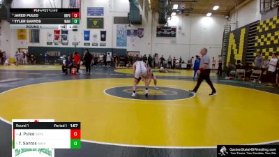 144 lbs Round 1 - Jared Puleo, Don Bosco Prep School vs Tyler Santos, Warren Hills