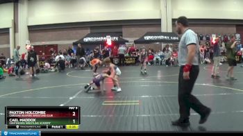 50 lbs Round 3 - Cael Maddox, Contenders Wrestling Academy vs Paxton Holcombe, Carolina Reapers Wrestling Club