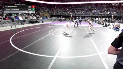 Quarterfinal - Kale Crowser, Philip/Kadoka Area/Wall vs Justin Klein, Flandreau