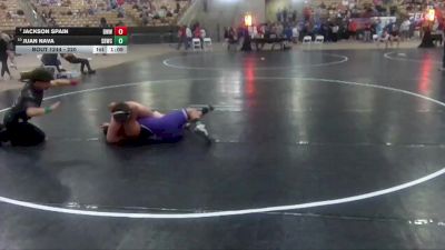 220 lbs Champ. Round 1 - Jackson Spain, Buck Wild WC vs Juan Nava, Smoky Bear Wrestling Club