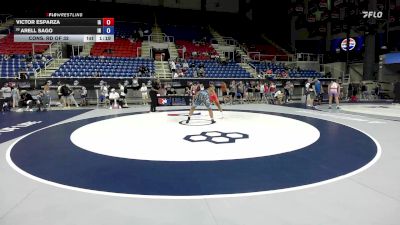 215 lbs Cons. Rd Of 32 - Victor Esparza, IA vs Arell Sago, IN
