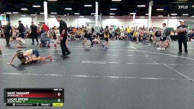 60 lbs Semis (4 Team) - Lucas Spicer, Kraken White vs Nate Taggart, Kraken Red