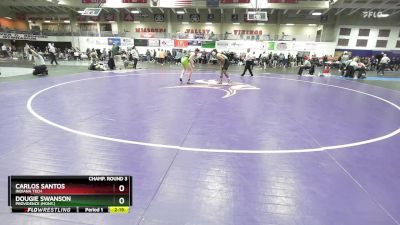 149 lbs Champ. Round 3 - Carlos Santos, Indiana Tech vs Dougie Swanson, Providence (Mont.)