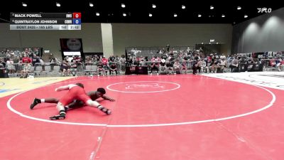 165 lbs Quarters - Mack Powell, Bristow Wrestling Club vs Quintraylon Johnson, Crutchmer Wrestling