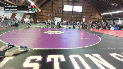 140 lbs Final - Jack Simpson, Black Fox vs Trey Lechase, Fairport