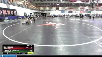 174 lbs Cons. Round 3 - Carston Toedter, Jamestown (N.D.) vs Eli Messick, Baker (Kan.)