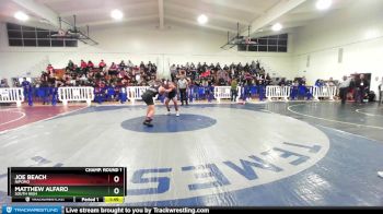 182 lbs Champ. Round 1 - Matthew Alfaro, South High vs Joe Beach, Nipomo